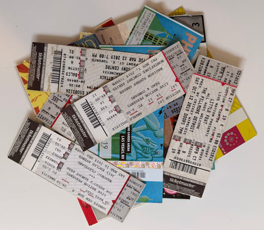 Why We Still Keep Concert Ticket Stubs
