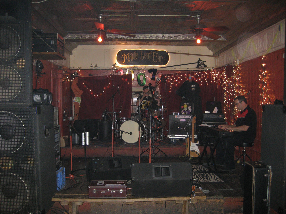Maple Leaf Bar stage in January 2007