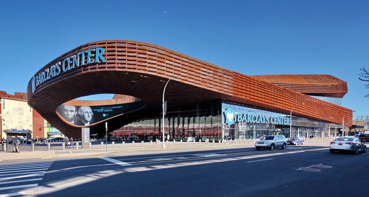 Barclays Center concert venue in Brooklyn, New York
