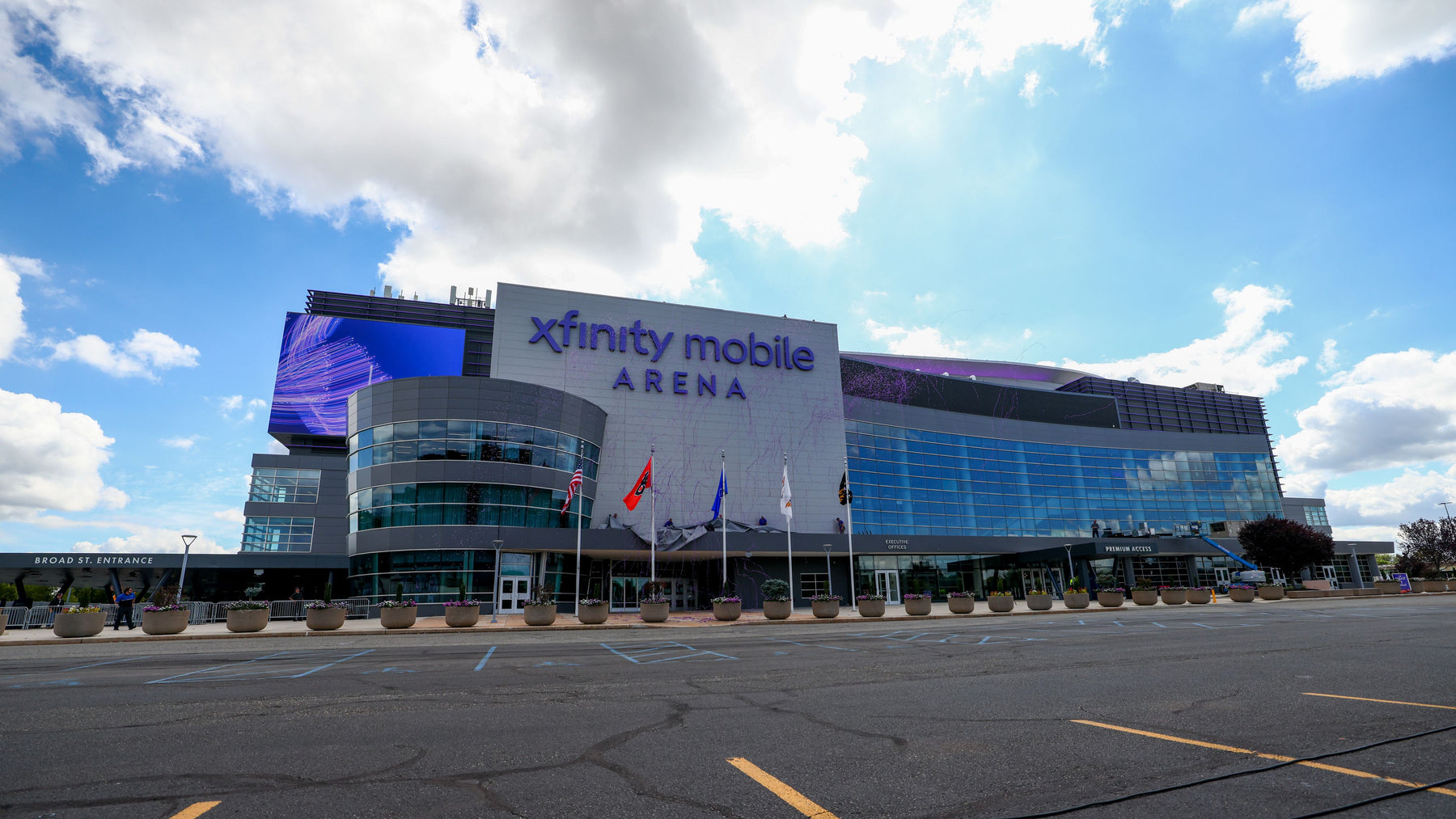 Xfinity Mobile Arena concert venue in Philadelphia, Pennsylvania
