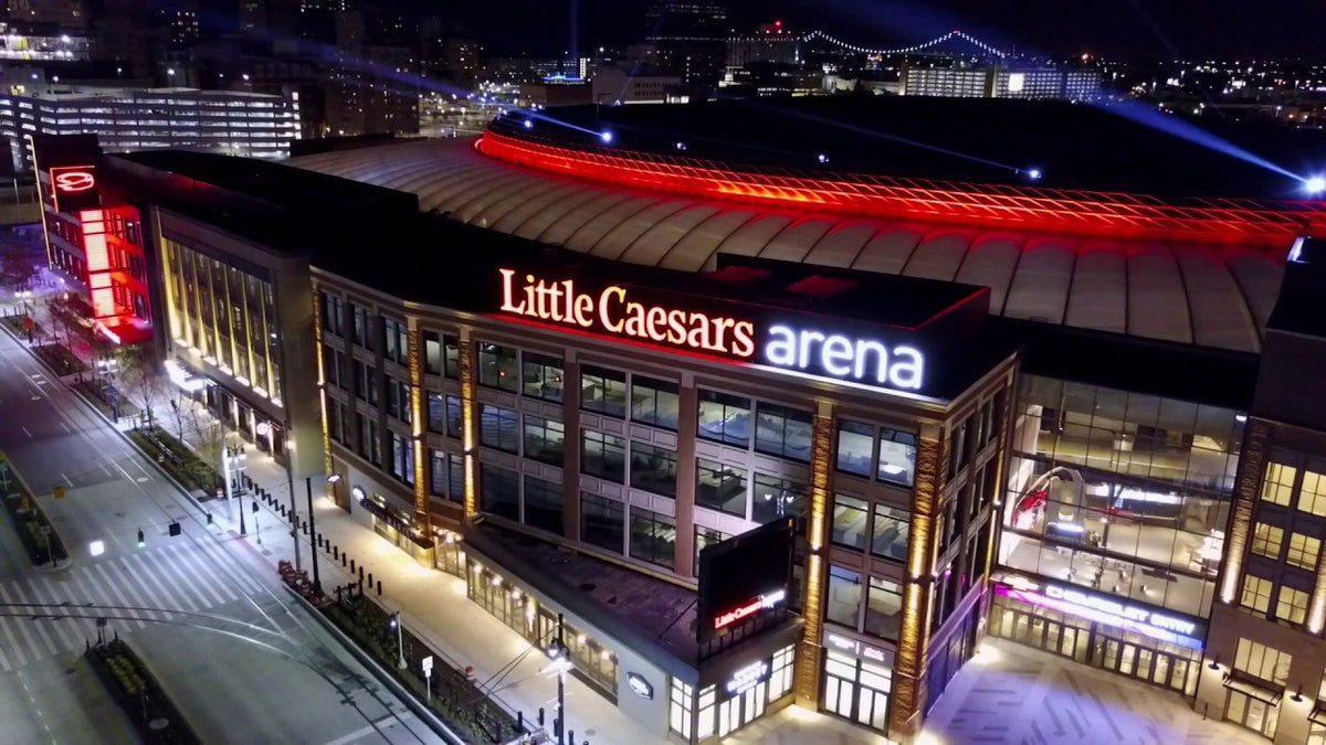 Little Caesars Arena concert venue in Detroit, Michigan