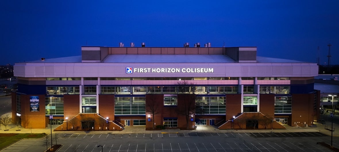 First Horizon Coliseum concert venue in Greensboro, North Carolina
