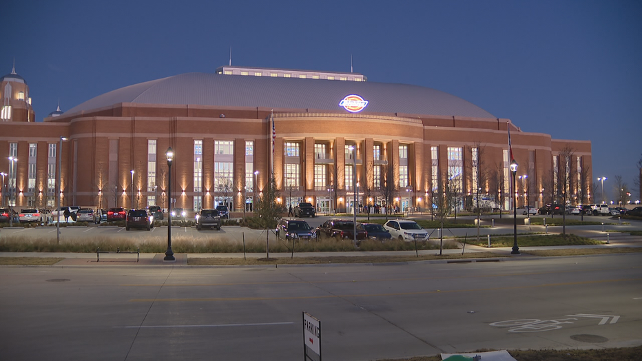Dickies Arena concert venue in Fort Worth, Texas