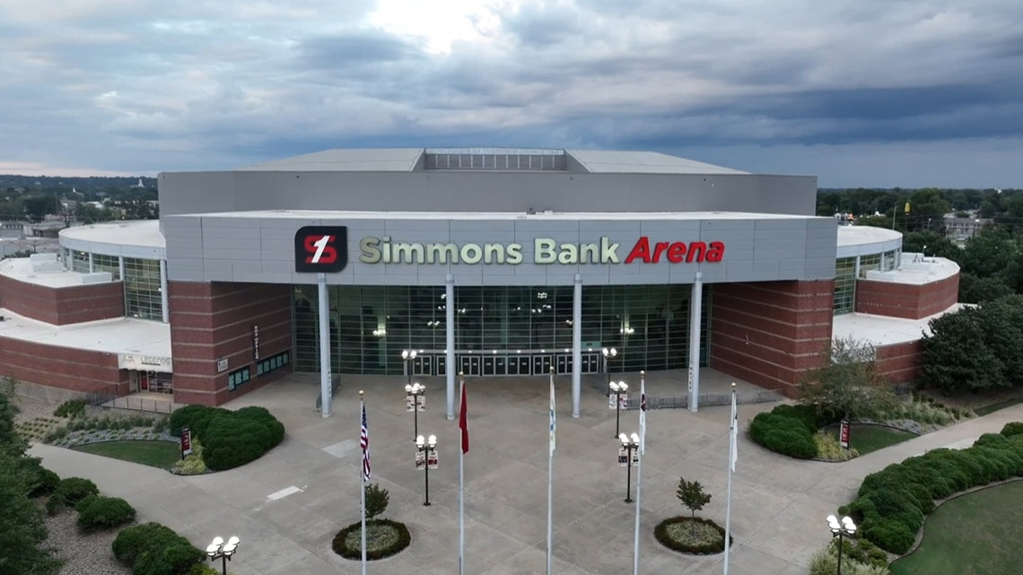 Simmons Bank Arena concert venue in North Little Rock, Arkansas