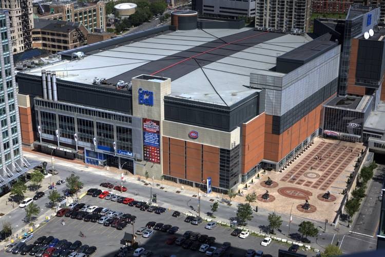 Bell Centre live music venue in Montreal, Quebec