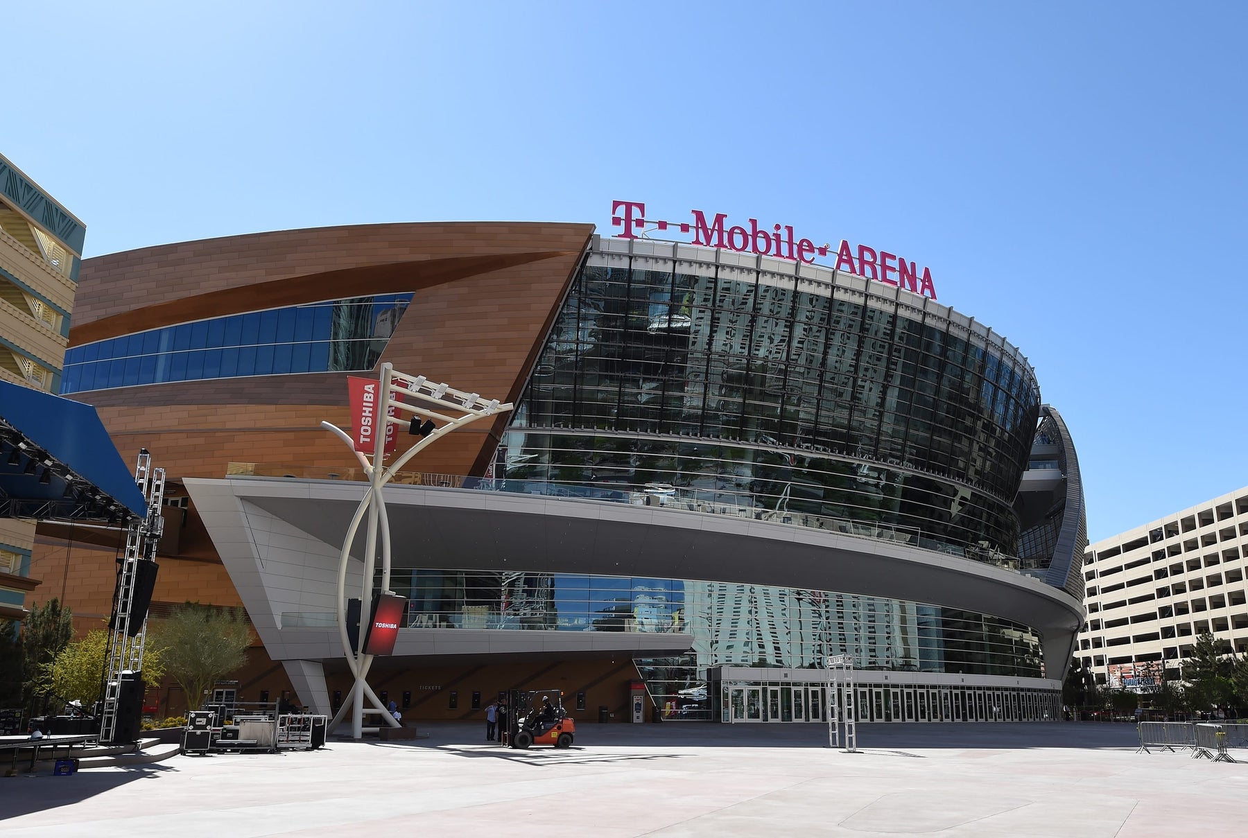 T-Mobile Arena concert venue in Las Vegas, Nevada
