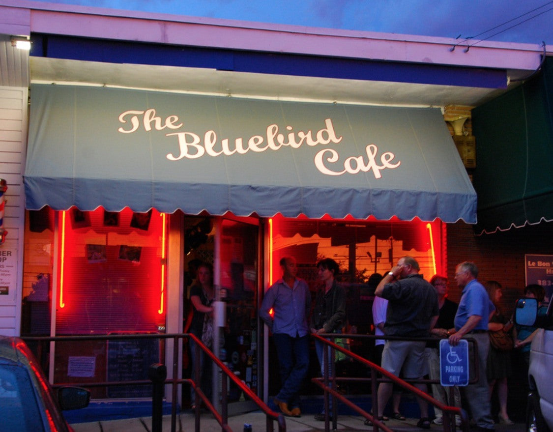 The Bluebird Cafe live music venue in Nashville, Tennessee