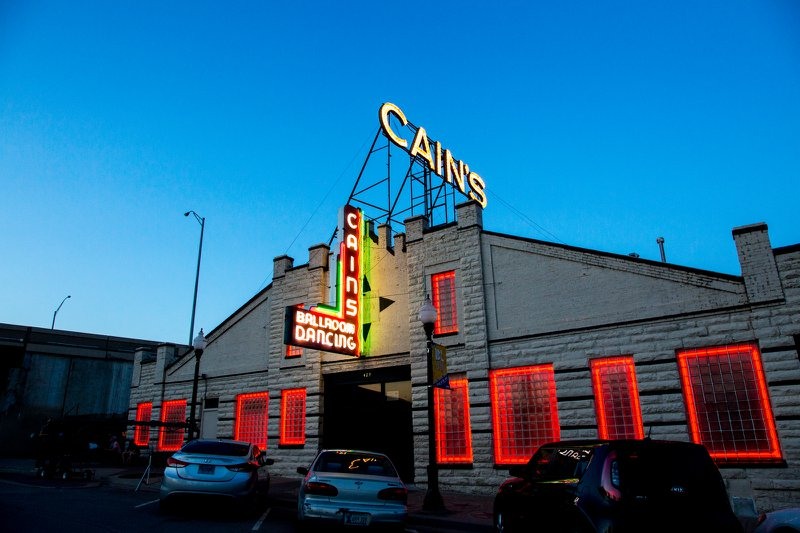 Cain's Ballroom live music venue in Tulsa, Oklahoma