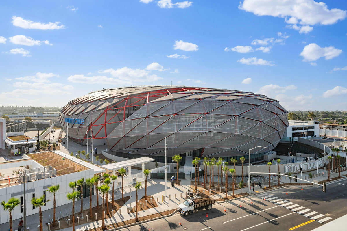 Intuit Dome concert venue in Inglewood, California
