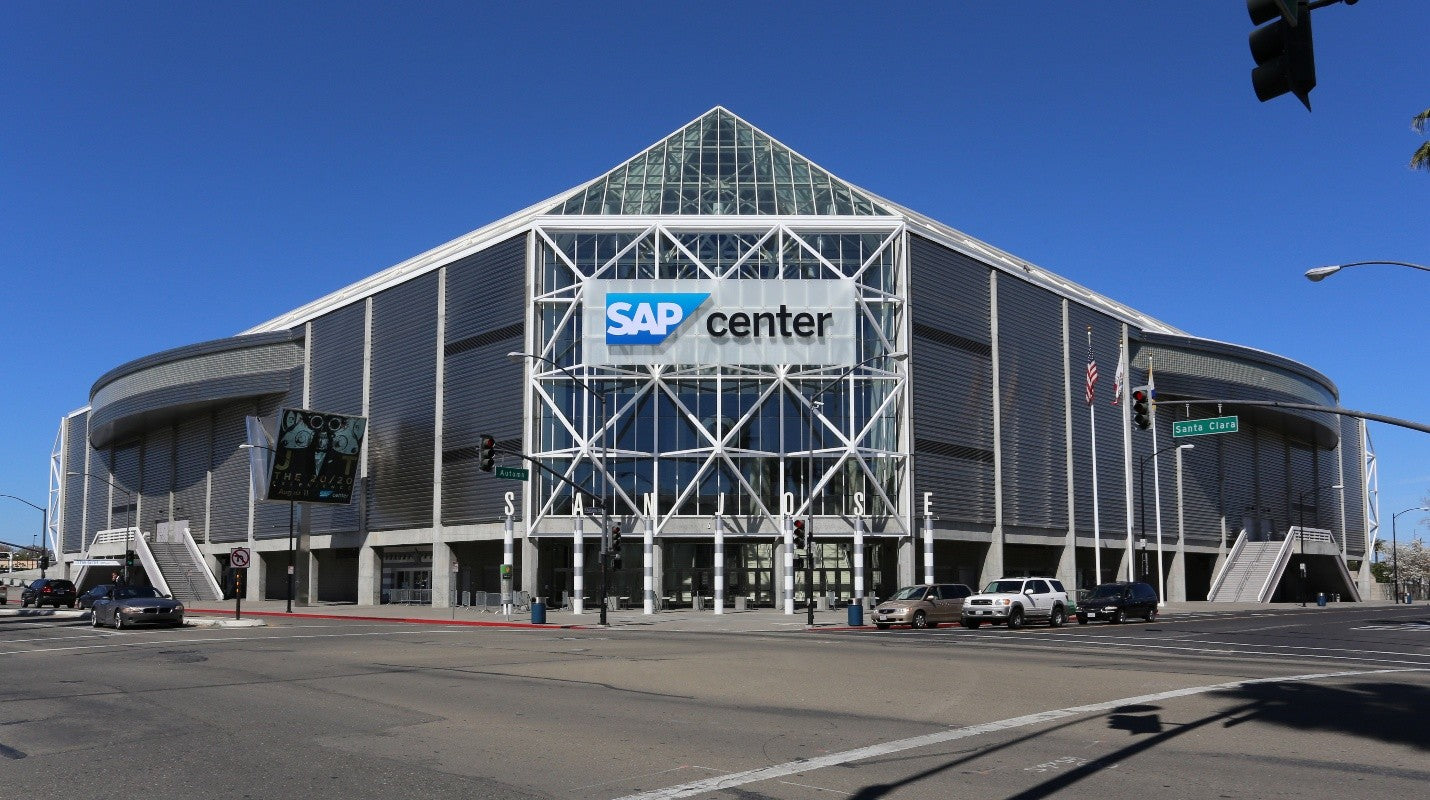 SAP Center at San Jose concert venue in San Jose, California