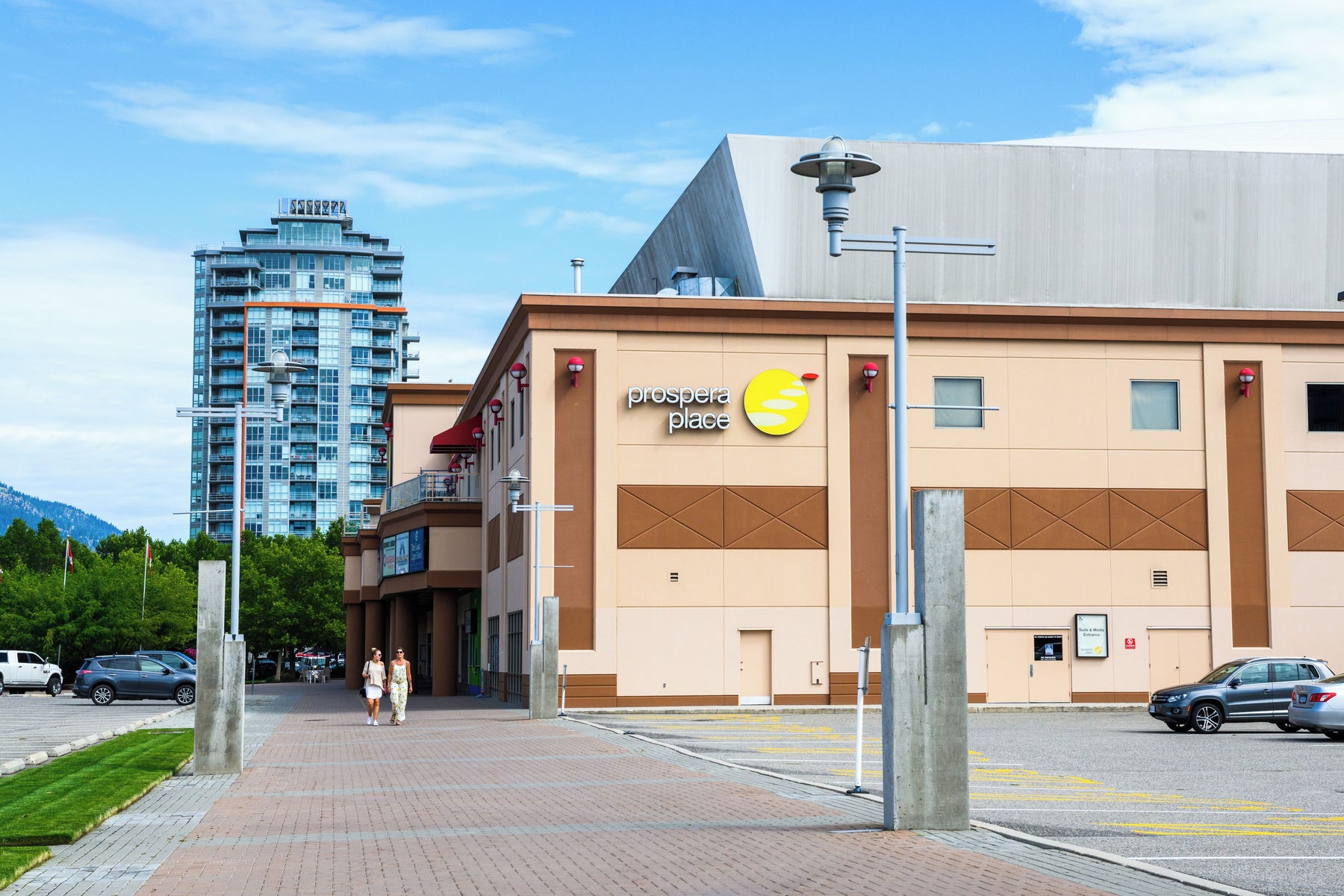 Prospera Place concert venue in Kelowna, British Columbia