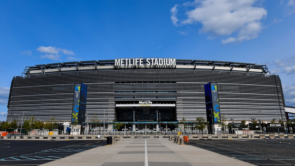 MetLife Stadium concert venue in East Rutherford, New Jersey