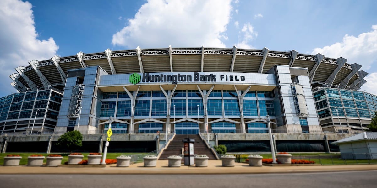 Huntington Bank Field concert venue in Cleveland, Ohio