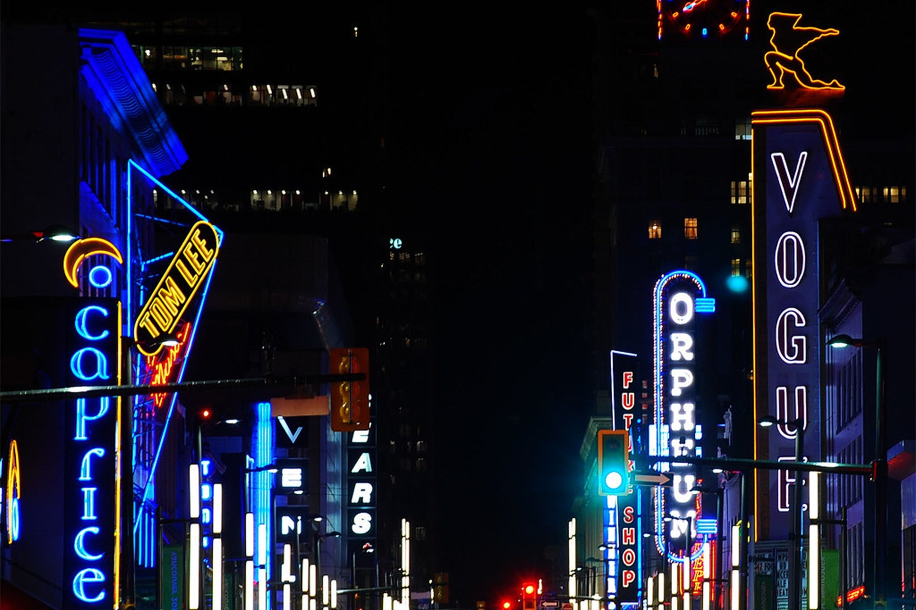 Vogue Theatre live music venue in Vancouver, British Columbia