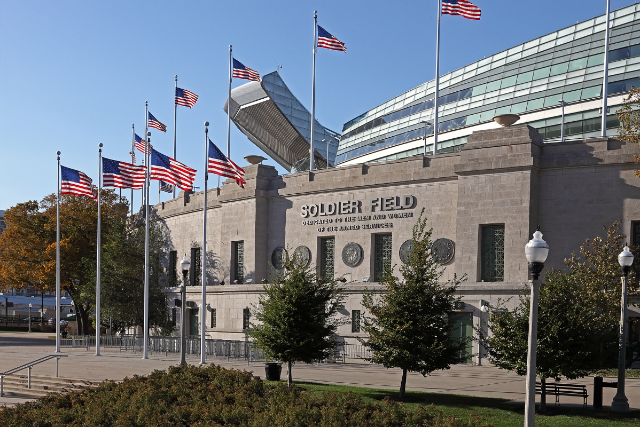 Soldier Field concert venue in Chicago, Illinois