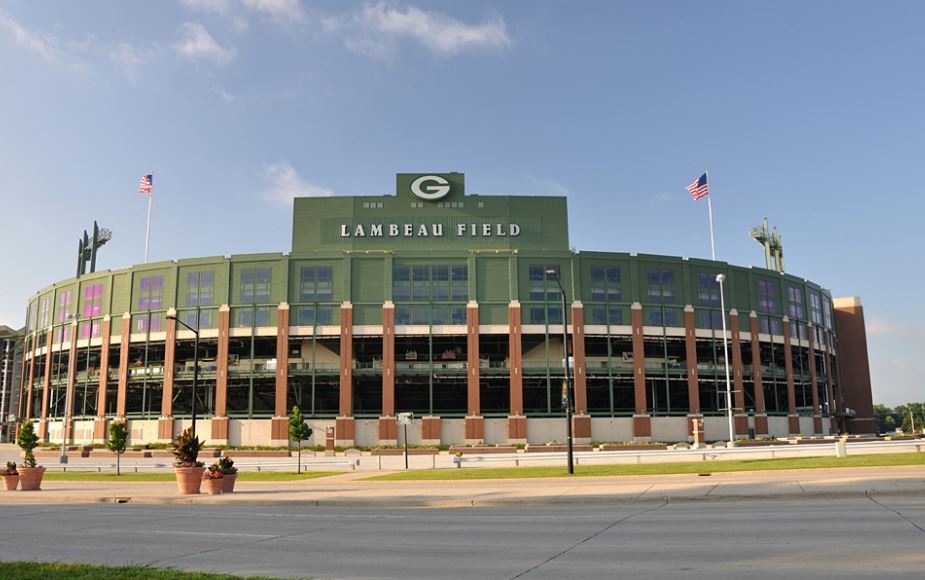 Lambeau Field concert venue in Green Bay, Wisconsin