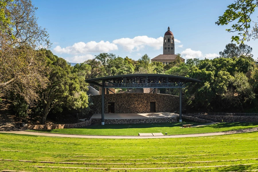Frost Amphitheater live music venue in Stanford, California