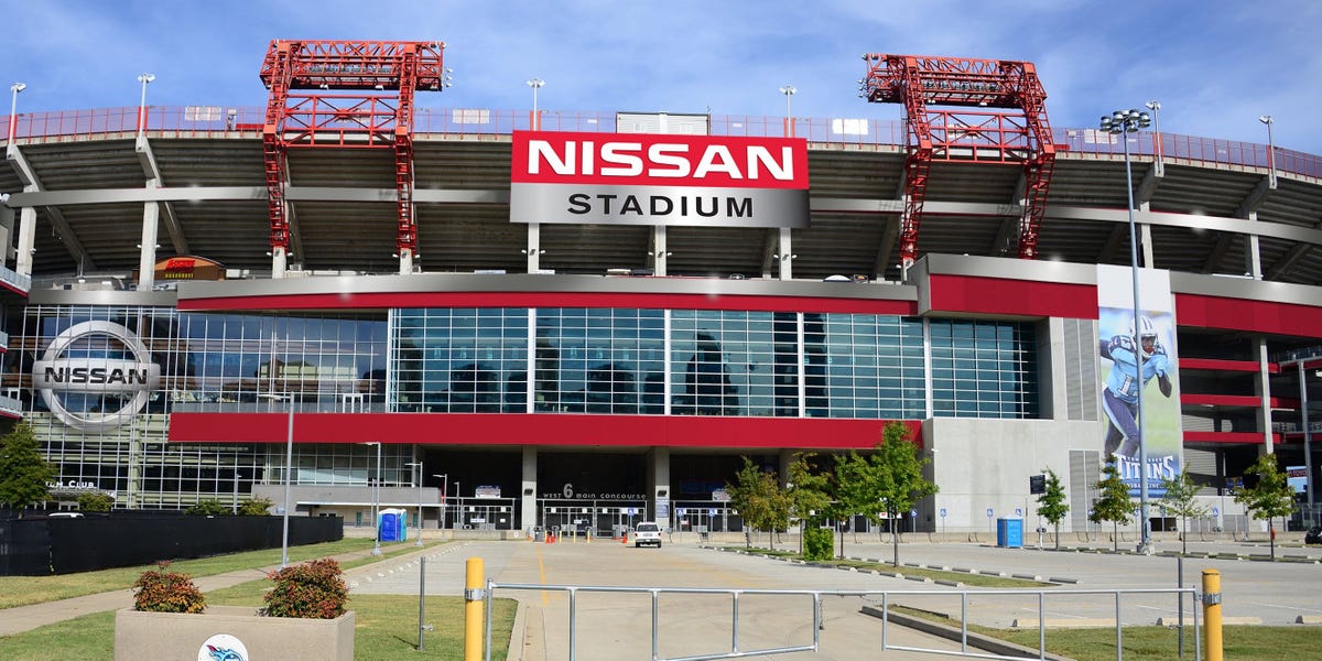Nissan Stadium concert venue in Nashville, Tennessee