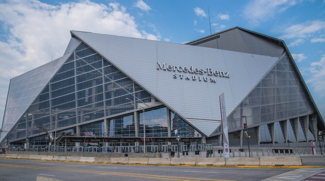 Mercedes-Benz Stadium concert venue in Atlanta, Georgia