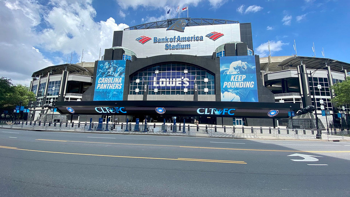 Bank of America Stadium concert venue in Charlotte, North Carolina