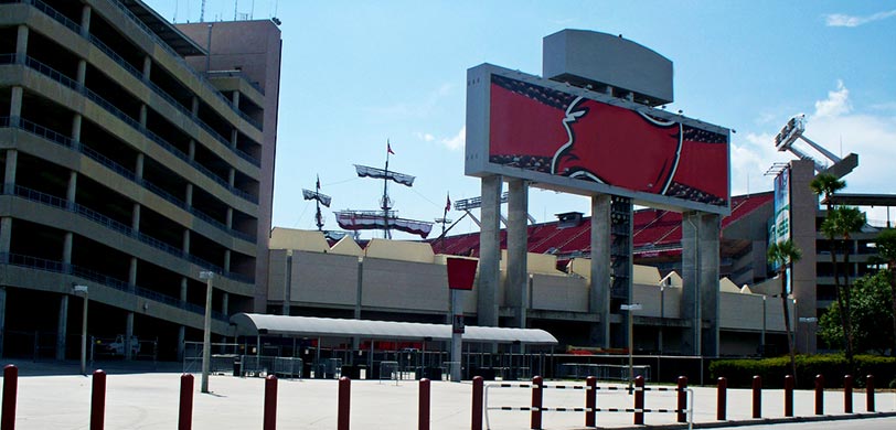 Raymond James Stadium concert venue in Tampa, Florida