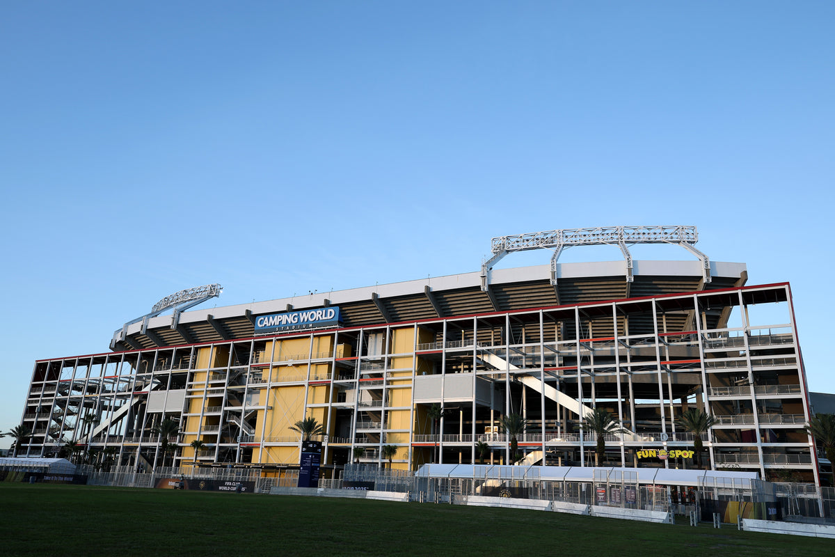 Camping World Stadium concert venue in Orlando, Florida