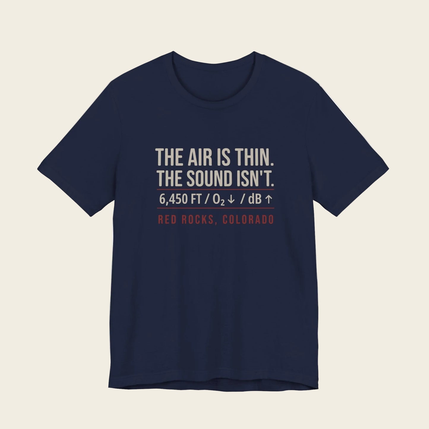 Red Rocks Thin Air Tee