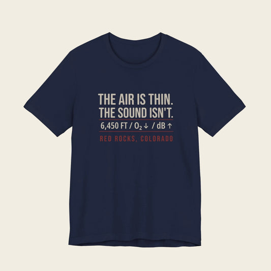 Red Rocks Thin Air Tee