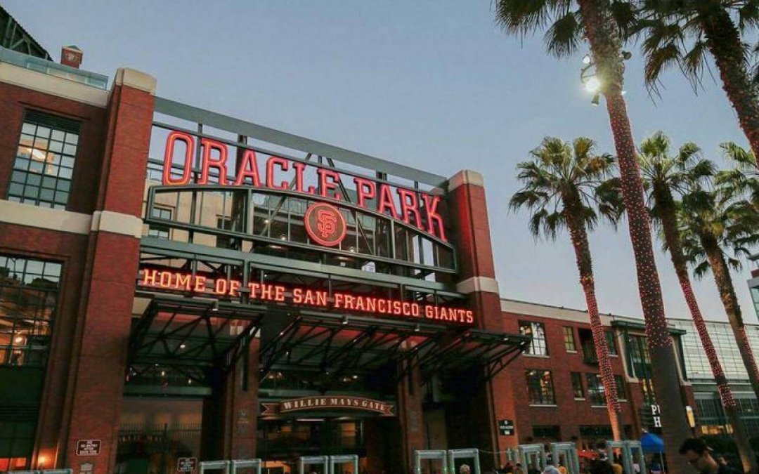 Oracle Park concert venue in San Francisco, California
