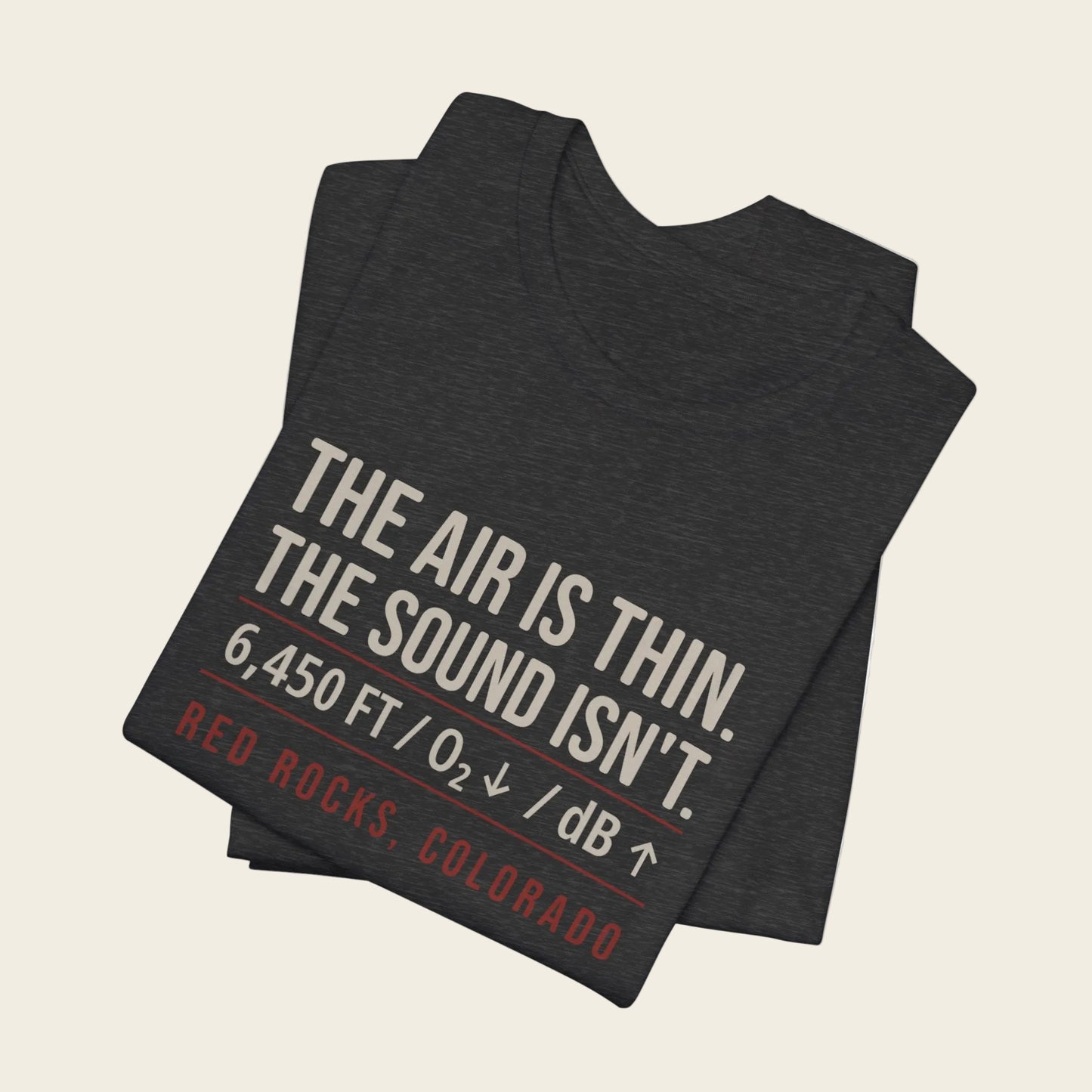 Red Rocks Thin Air Tee