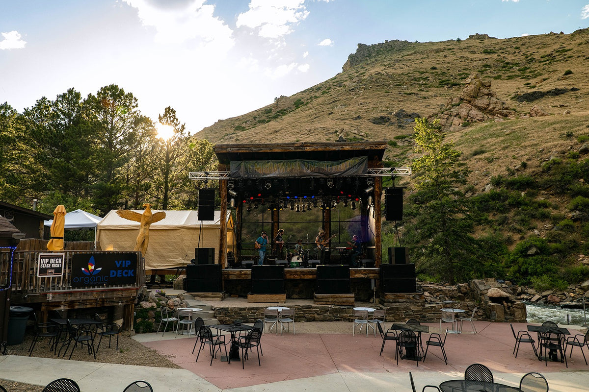 Mishawaka Amphitheatre live music venue in Bellvue, Colorado