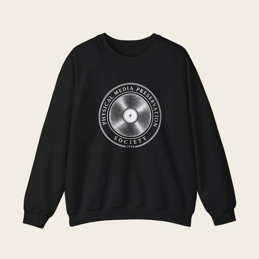 Physical Media Preservation Society Crewneck Sweatshirt