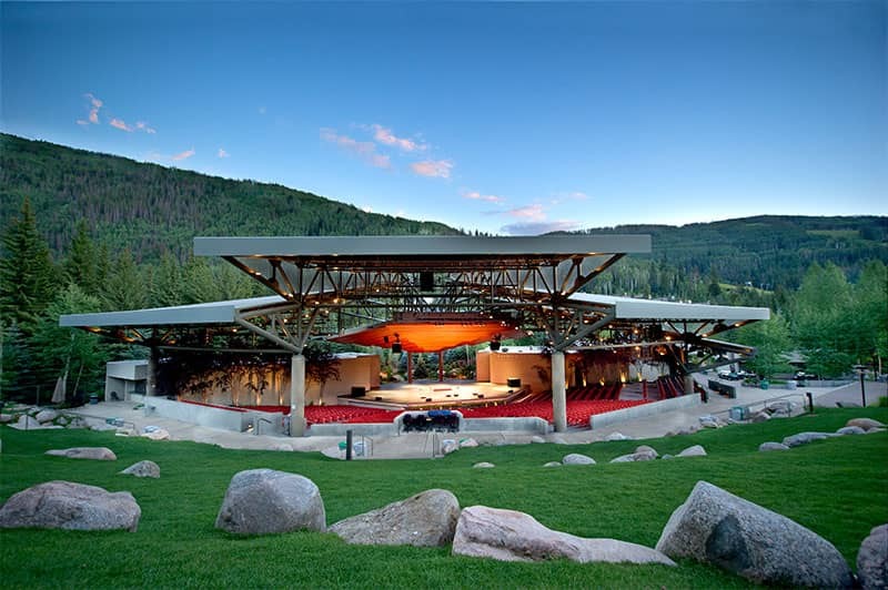 Gerald R. Ford Amphitheater live music venue in Vail, Colorado