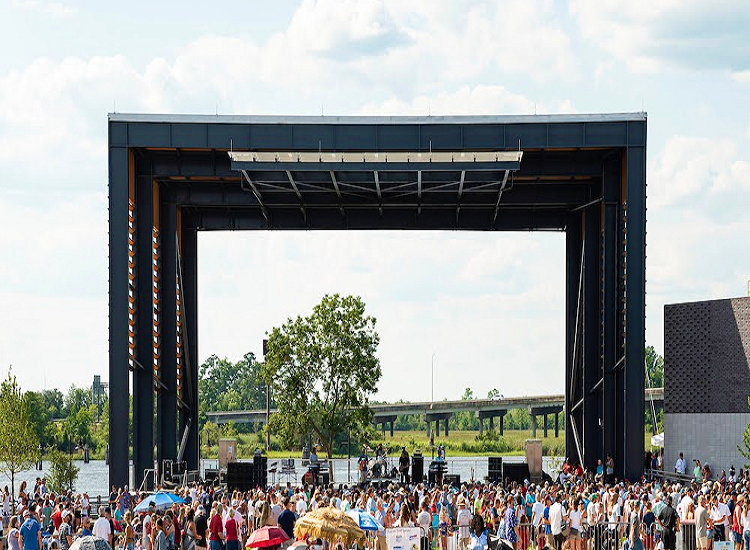 Live Oak Bank Pavilion concert venue in Wilmington, North Carolina