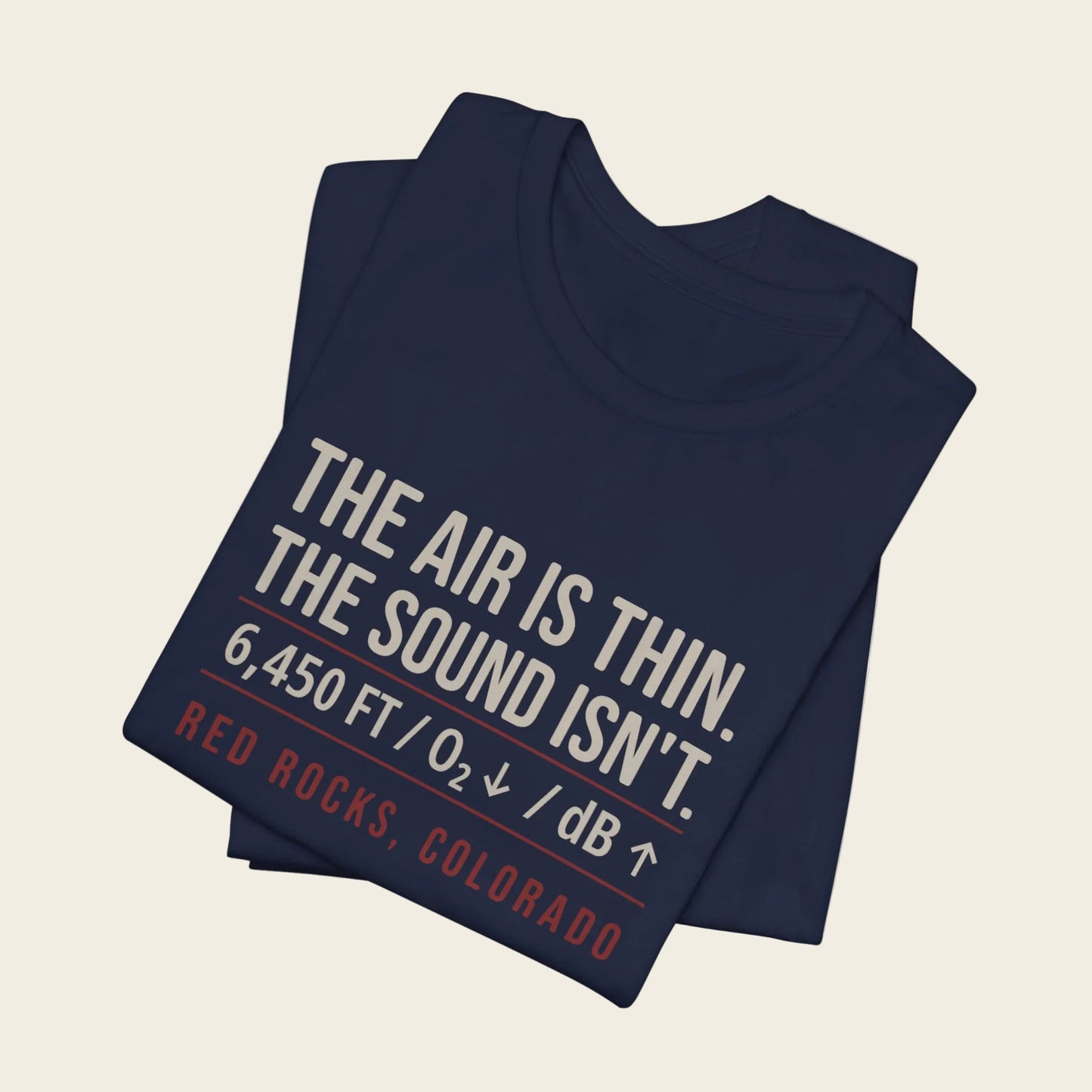 Red Rocks Thin Air Tee