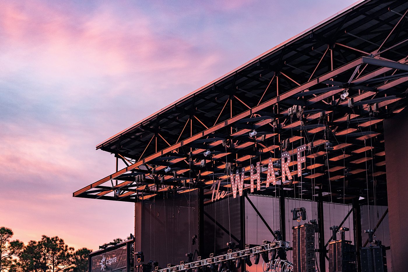 The Wharf Amphitheater concert venue in Orange Beach, Alabama