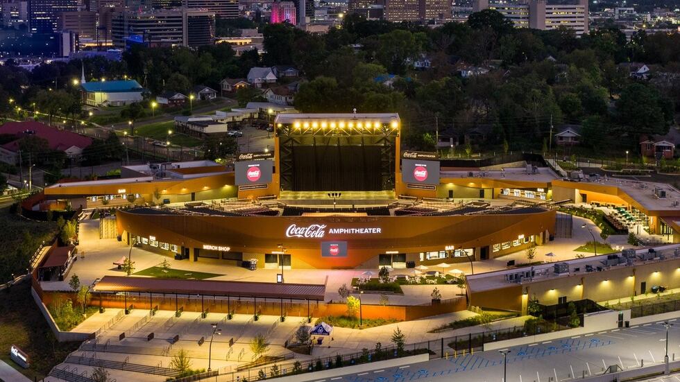 Coca-Cola Amphitheater concert venue in Birmingham, Alabama