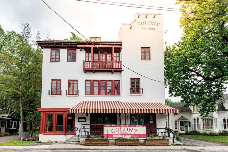 Colony Woodstock live music venue in Woodstock, New York
