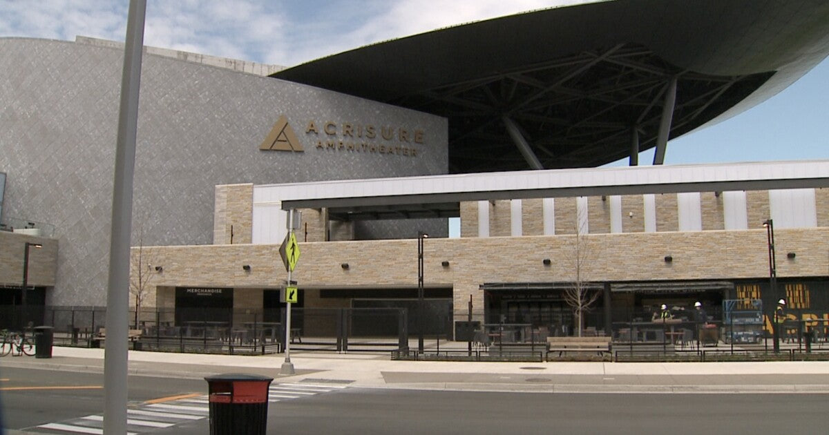 Acrisure Amphitheater concert venue in Grand Rapids, Michigan