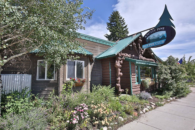 Knotty Pine Supper Club live music venue in Victor, Idaho