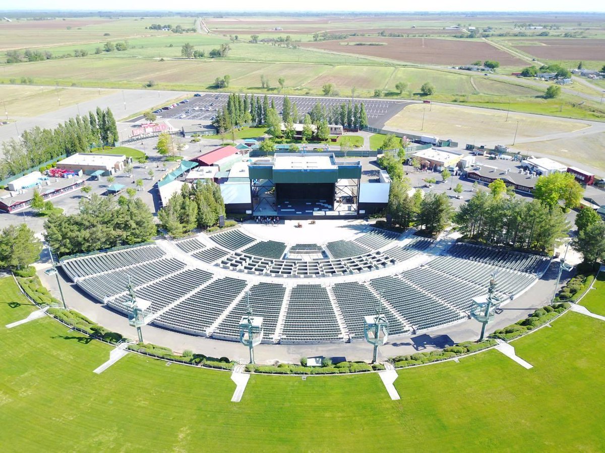 Toyota Amphitheatre concert venue in Wheatland, California