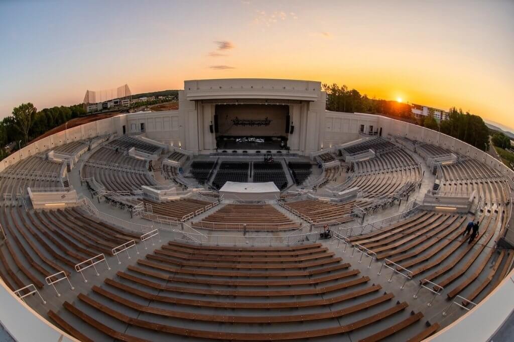 The Orion Amphitheater live music venue in Huntsville, Alabama