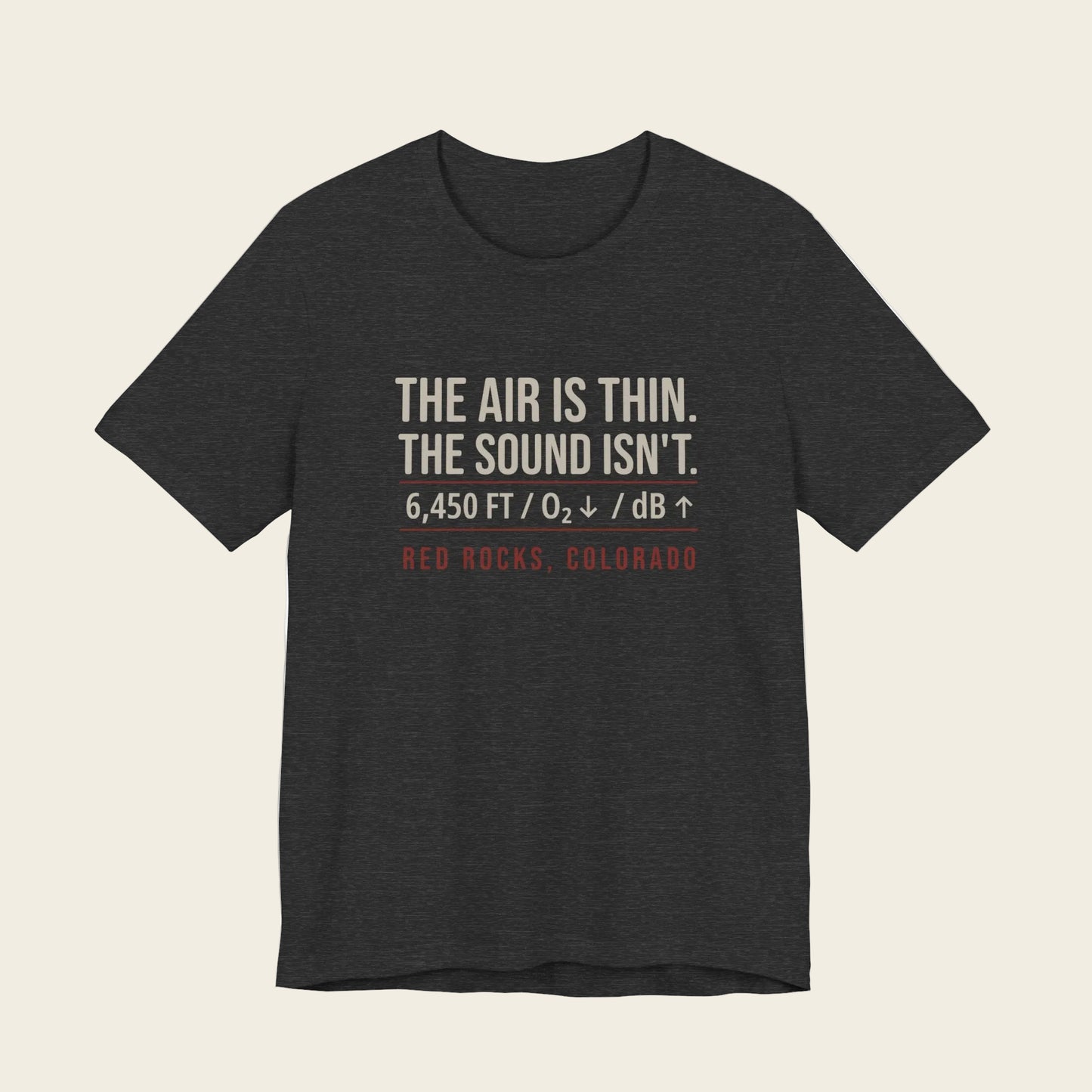 Red Rocks Thin Air Tee