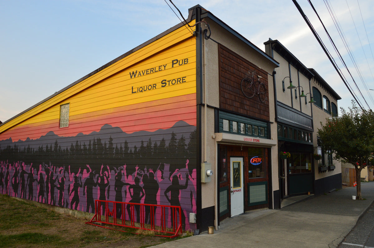 Mural at the Waverley Hotel in Cumberland