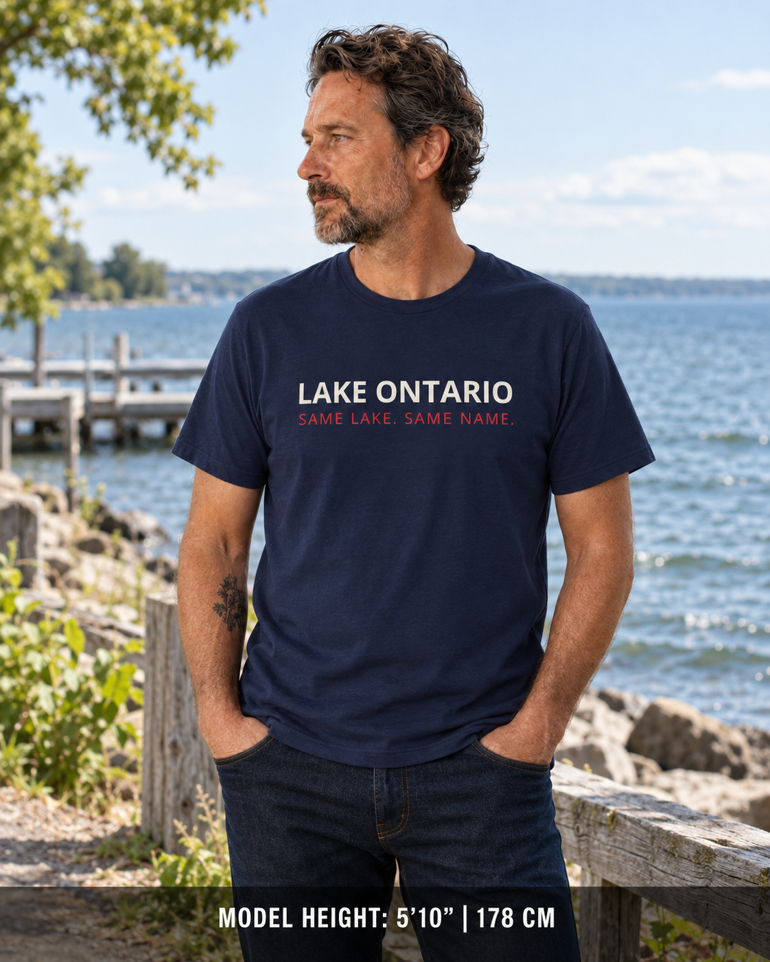 Lake Ontario Same Lake Same Name Tee