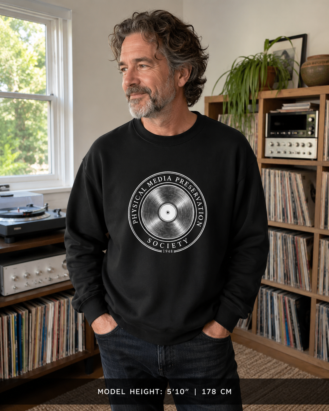 Physical Media Preservation Society Crewneck