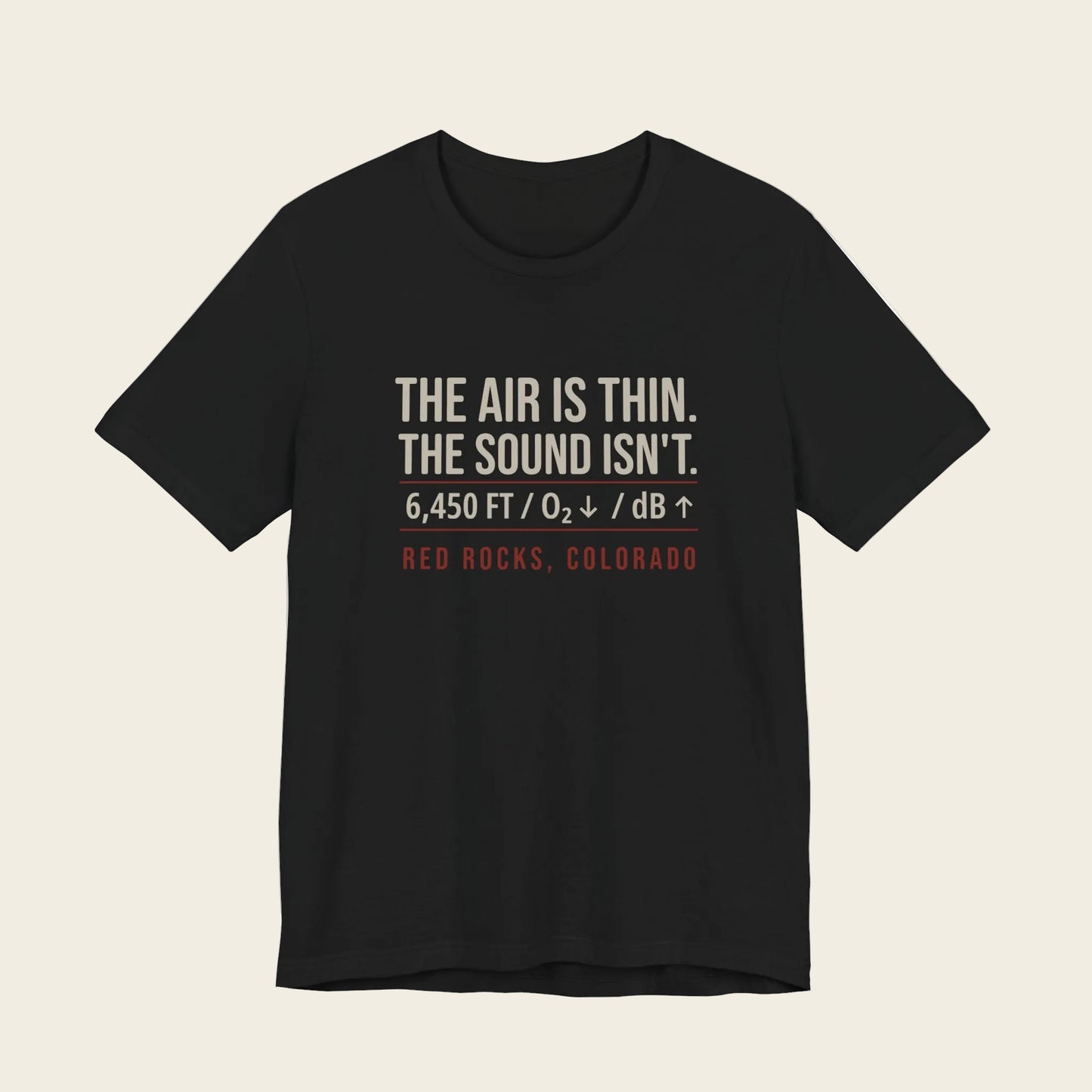 Red Rocks Thin Air Tee