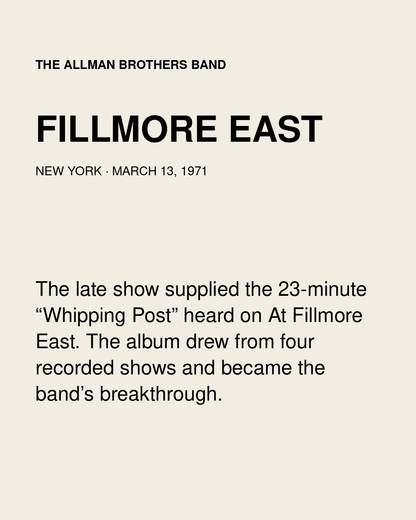 Fillmore East 1971 Tee