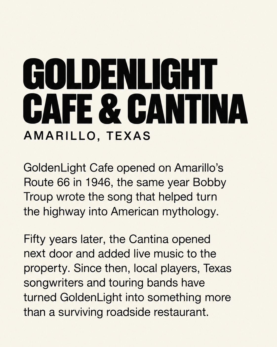 Still Playing: GoldenLight Route 66 Tee