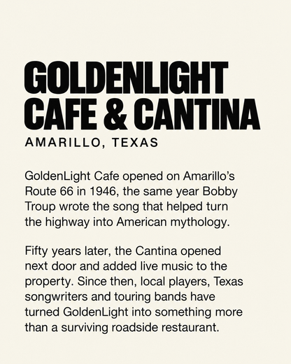 Still Playing: GoldenLight Route 66 Tee